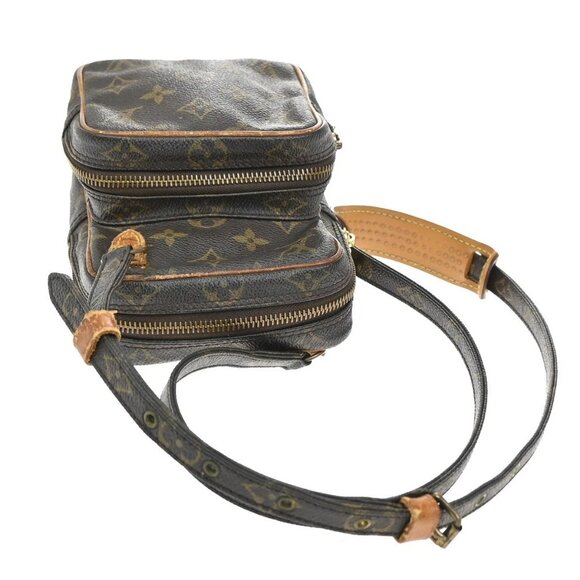 LOUIS VUITTON Mini Amazon Shoulder Bag Monogram Leather Brown - Picture 5 of 15